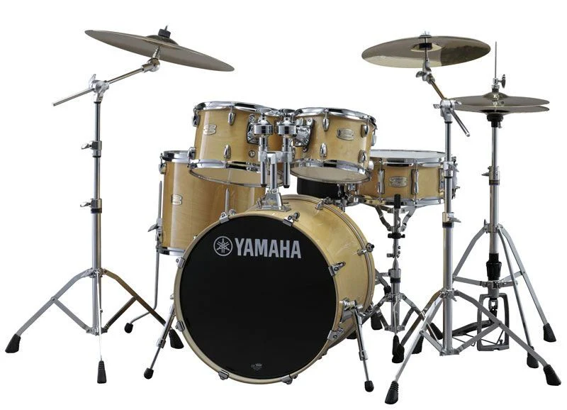 YAMAHA SBP2F5 NW HW780 STAGE CUSTOM BIRCH BATERIA ACUSTICA CON HERRAJES NATURAL