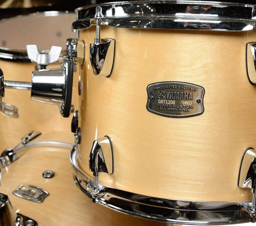 YAMAHA SBP2F5 NW HW780 STAGE CUSTOM BIRCH BATERIA ACUSTICA CON HERRAJES NATURAL - Image 3