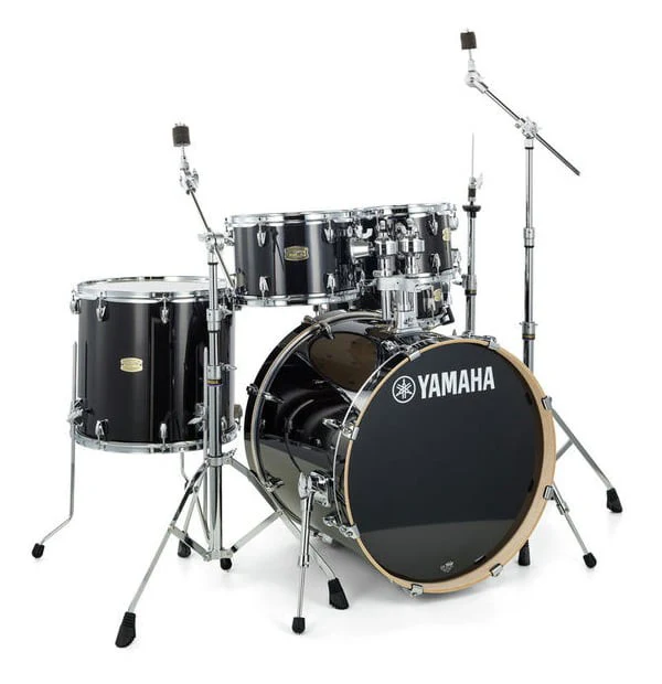 YAMAHA SBP2F5 RB HW780 STAGE CUSTOM BIRCH BATERIA ACUSTICA CON HERRAJES RAVEN BLACK