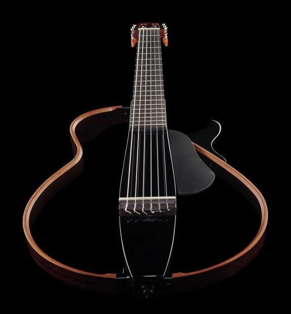YAMAHA SLG200NII TBL SILENT GUITAR GUITARRA ESPAÑOLA TRANSLUCENT BLACK - Image 13