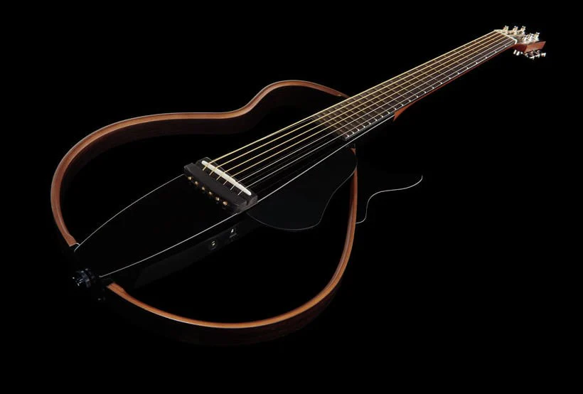 YAMAHA SLG200S TBL SILENT GUITAR GUITARRA ACUSTICA TRANSLUCENT BLACK - Image 11