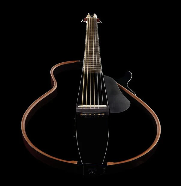 YAMAHA SLG200S TBL SILENT GUITAR GUITARRA ACUSTICA TRANSLUCENT BLACK - Image 13