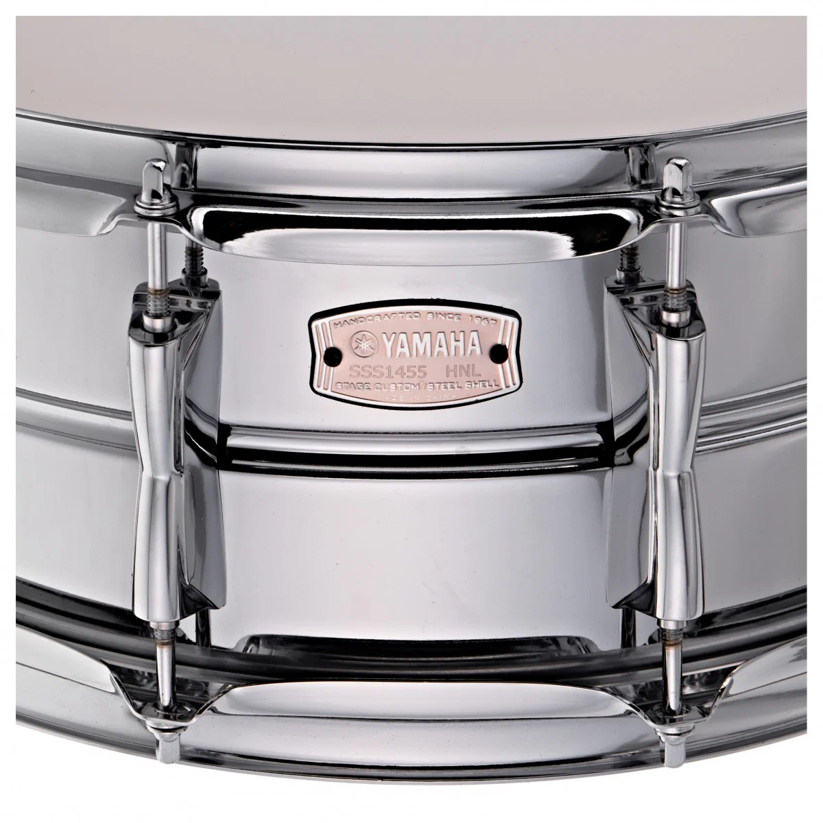 YAMAHA SSS1455 STAGE CUSTOM CAJA BATERIA ACERO 14X5.5 - Image 14