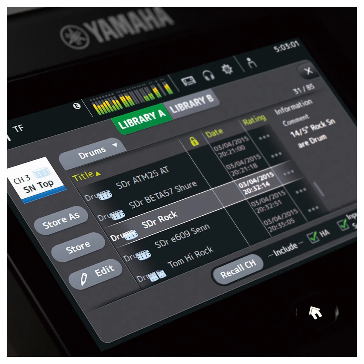 YAMAHA TF3 MESA DE MEZCLAS DIGITAL - Image 15