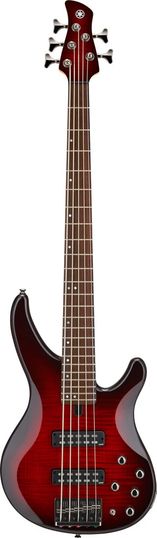 YAMAHA TRBX605 FM DRB BAJO ELECTRICO 5 CUERDAS DARK RED BURST