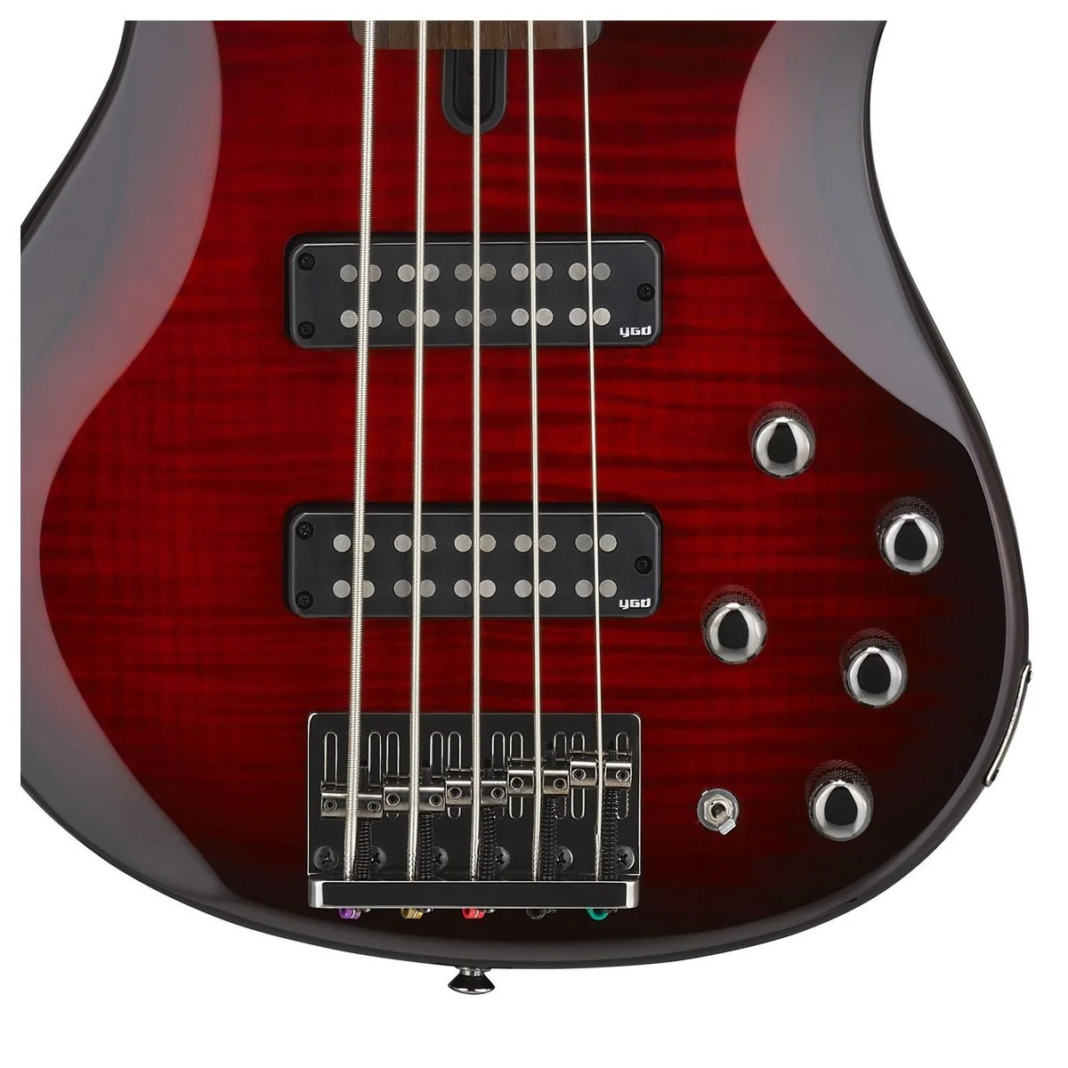 YAMAHA TRBX605 FM DRB BAJO ELECTRICO 5 CUERDAS DARK RED BURST - Image 5