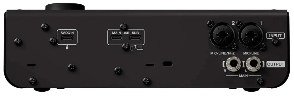YAMAHA URX22B INTERFAZ DE AUDIO USB C NEGRA - Image 5