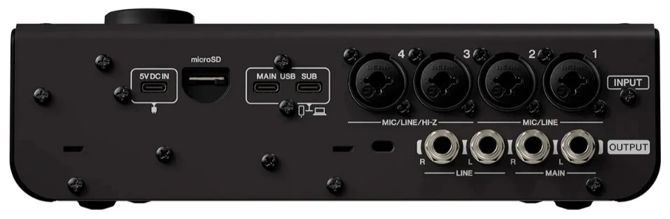 YAMAHA URX44B INTERFAZ DE AUDIO USB C NEGRA - Image 5