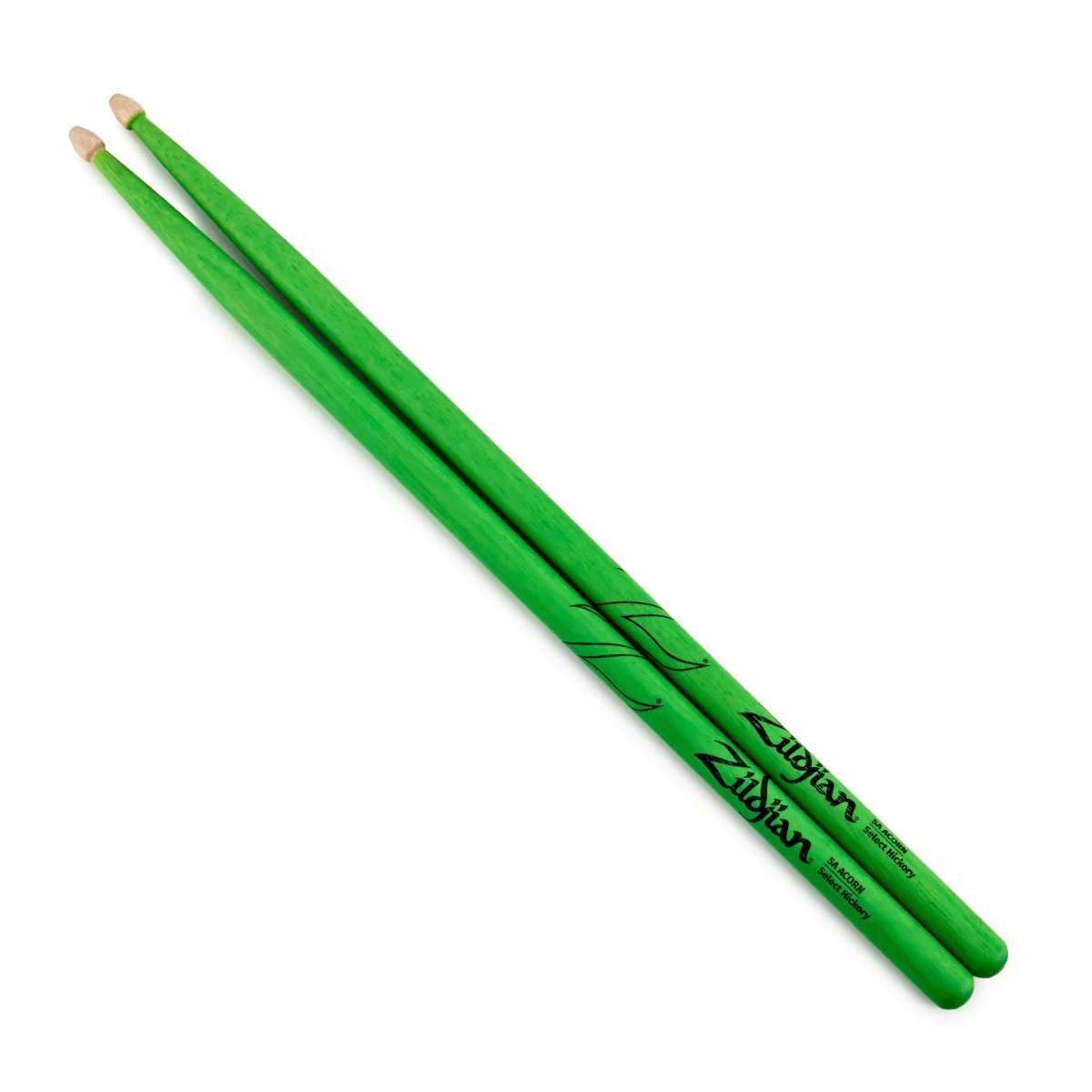 ZILDJIAN 5ACWDGG PAR BAQUETAS 5A NEON VERDE - Image 3