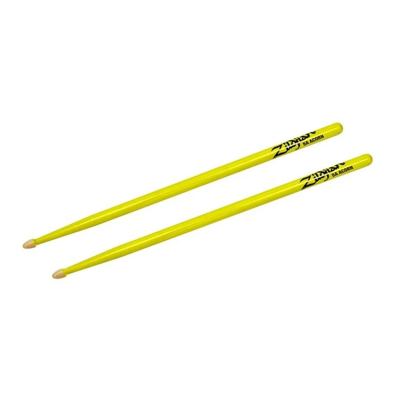 ZILDJIAN 5ACWDGY PAR BAQUETAS 5A NEON AMARILLO - Image 2