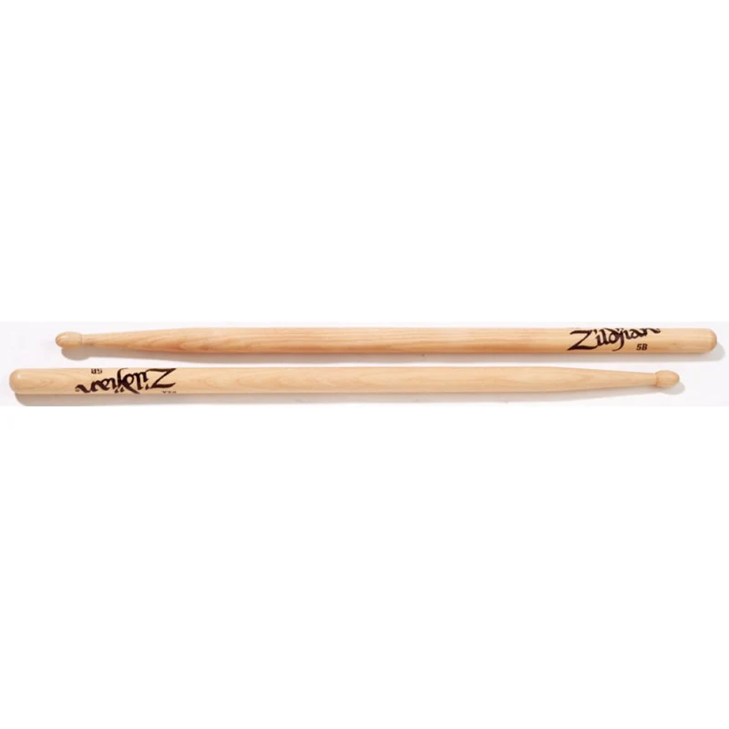 ZILDJIAN 5BWN PAR BAQUETAS 5B CON PUNTA DE MADERA - Image 2