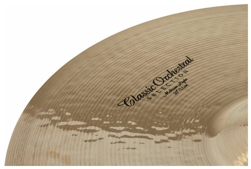 ZILDJIAN A0767 A ZILDJIAN CLASSIC ORCHESTRAL MEDIUM LIGHT PLATOS 20 PULGADAS - Image 3
