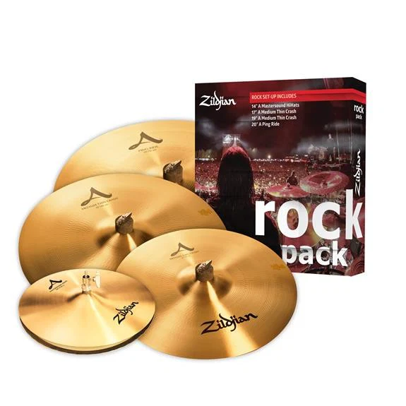 ZILDJIAN A0801R A ZILDJIAN PACK ROCK JUEGO PLATOS BATERIA