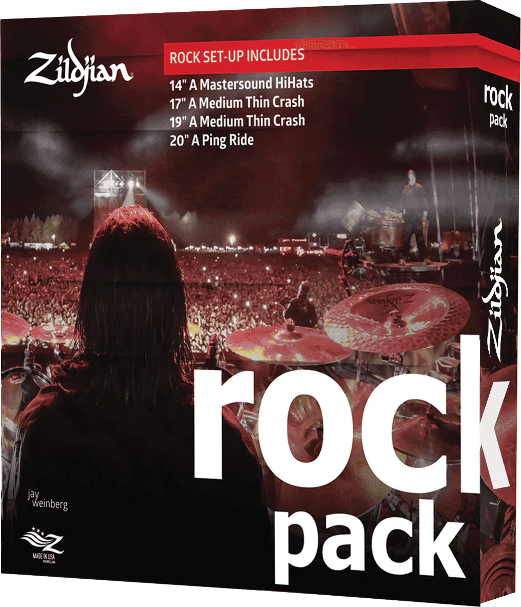 ZILDJIAN A0801R A ZILDJIAN PACK ROCK JUEGO PLATOS BATERIA - Image 2