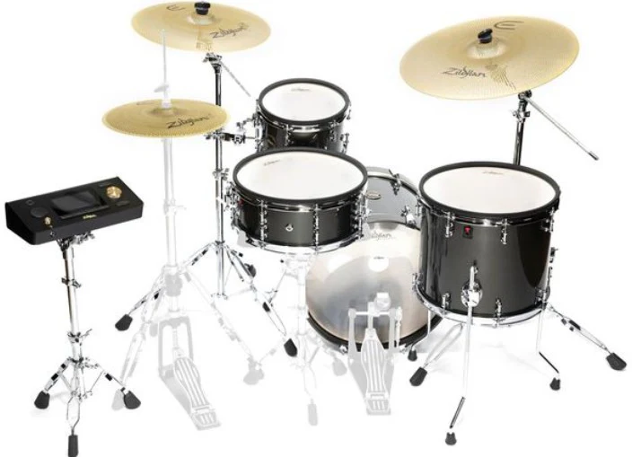 ZILDJIAN ALCHEM E GOLD BATERIA ELECTRONICA BLACK GOLD FOUNDRY SHIMMER GLOSS LACQUER - Image 4
