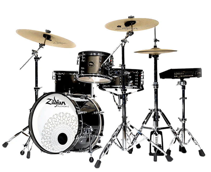 ZILDJIAN ALCHEM E GOLD BATERIA ELECTRONICA BLACK GOLD FOUNDRY SHIMMER GLOSS LACQUER - Image 7