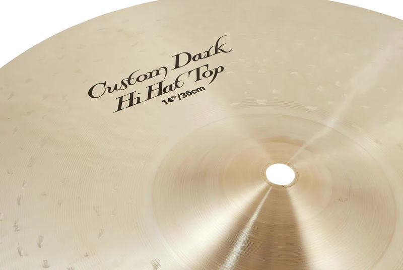 ZILDJIAN K CUSTOM HI HAT DARK 14 PAR PLATOS BATERIA - Image 4