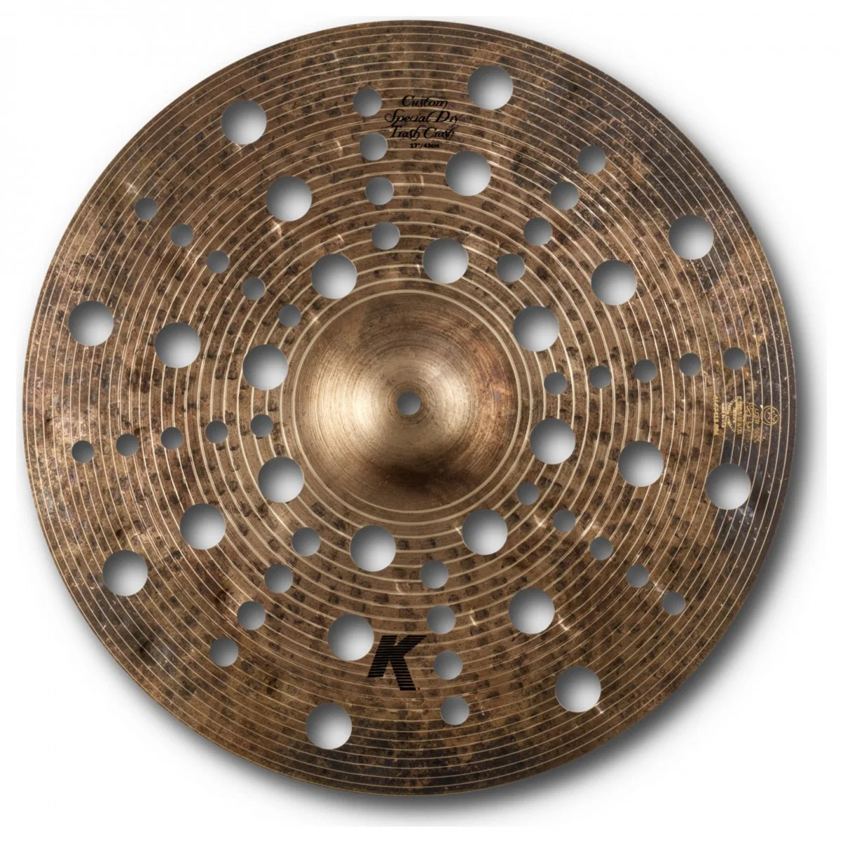 ZILDJIAN K CUSTOM SPECIAL DRY TRASH CRASH 17 PLATO BATERIA - Image 8