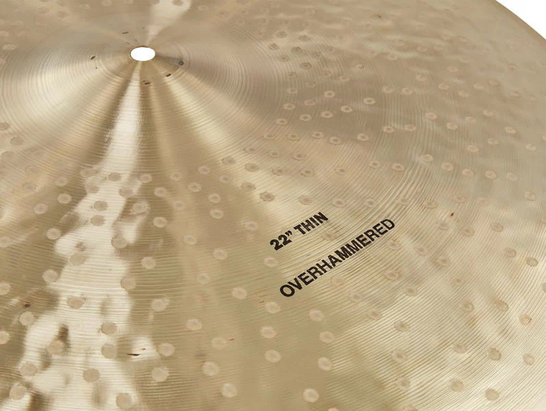 ZILDJIAN K1101 K CONSTANTINOPLE PLATO BATERIA RIDE THIN OVERHAMMER 22 PULGADAS - Image 4