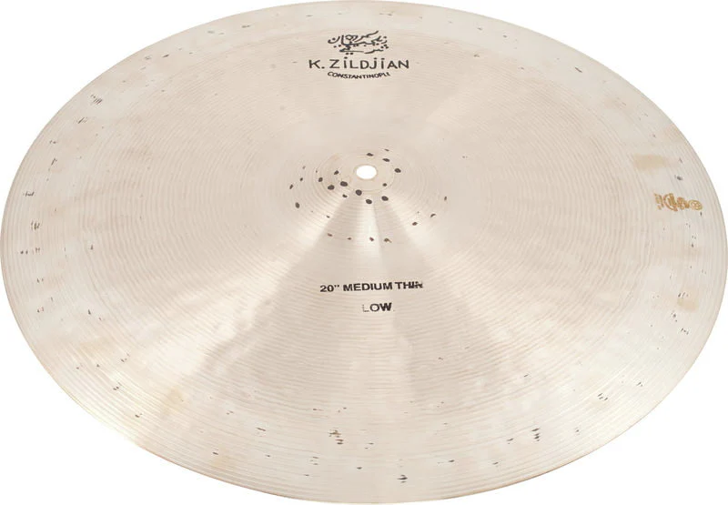 ZILDJIAN K1113 K CONSTANTINOPLE PLATO BATERIA MEDIUM THIN LOW RIDE 20 PULGADAS