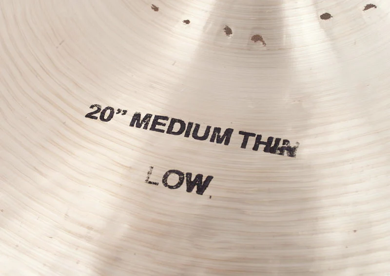 ZILDJIAN K1113 K CONSTANTINOPLE PLATO BATERIA MEDIUM THIN LOW RIDE 20 PULGADAS - Image 5