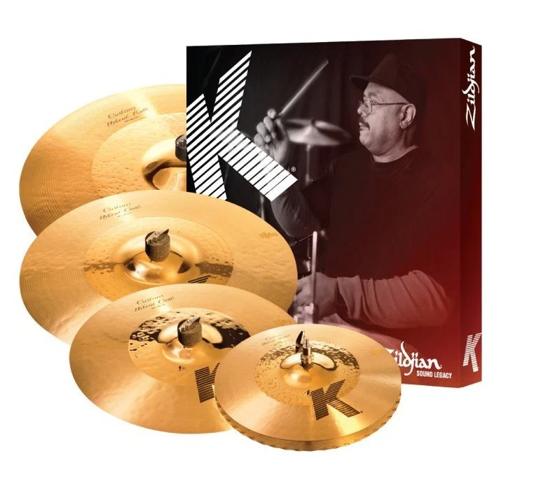 ZILDJIAN K1250 K CUSTOM HYBRID JUEGO PLATOS BATERIA