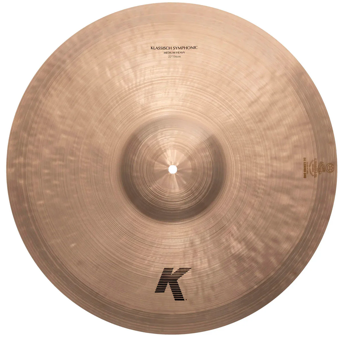 ZILDJIAN K2215 K KLASSISCH SYMPHONIC MEDIUM HEAVY PLATOS 22 ORQUESTA - Image 2