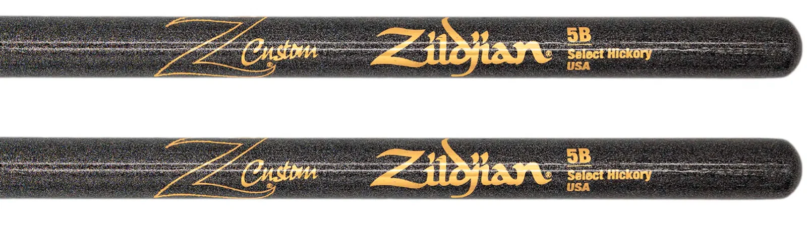 ZILDJIAN Z5BCBZC Z CUSTOM PAR BAQUETAS BATERIA BLACK CHROMA - Image 2