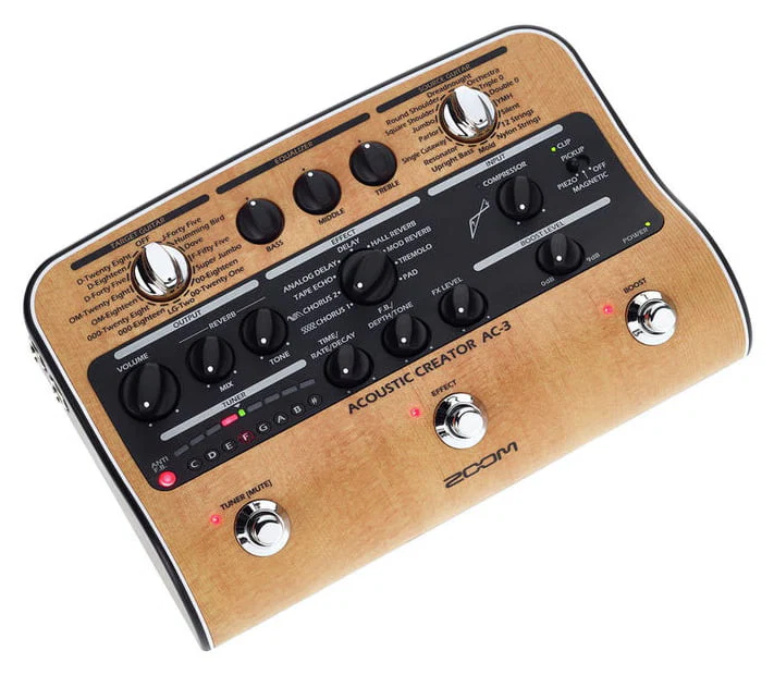 ZOOM AC3 ACOUSTIC CREATOR PEDALERA MULTIEFECTOS GUITARRA ACUSTICA - Image 2