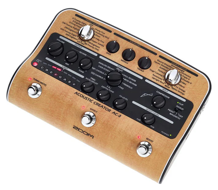 ZOOM AC3 ACOUSTIC CREATOR PEDALERA MULTIEFECTOS GUITARRA ACUSTICA - Image 3
