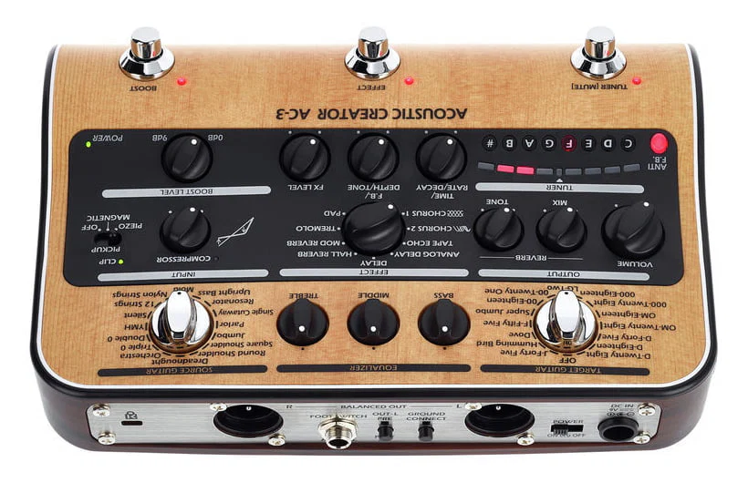ZOOM AC3 ACOUSTIC CREATOR PEDALERA MULTIEFECTOS GUITARRA ACUSTICA - Image 7