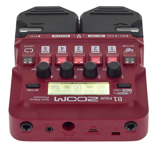 ZOOM B1 FOUR PEDALERA MULTIEFECTOS PARA BAJO - Image 7