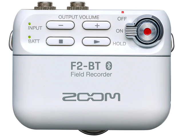 ZOOM F2BTWH GRABADOR DE CAMPO PORTATIL CON BLUETOOTH Y MICROFONO LAVALIER BLANCO - Image 2