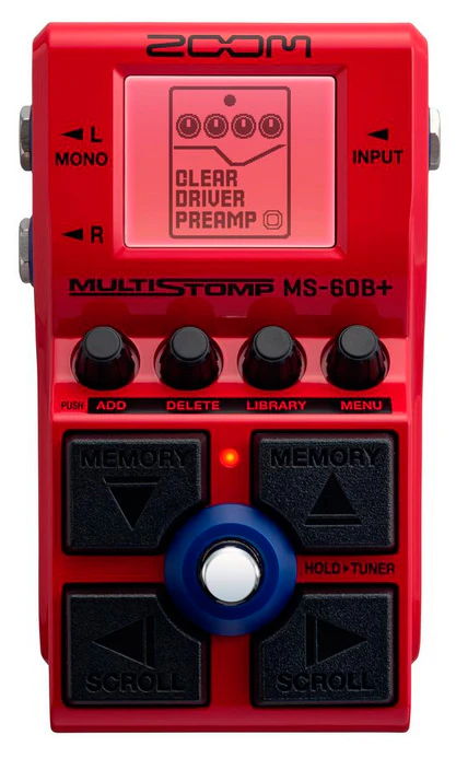 ZOOM MS60B+ PEDAL MULTIEFECTOS BAJO