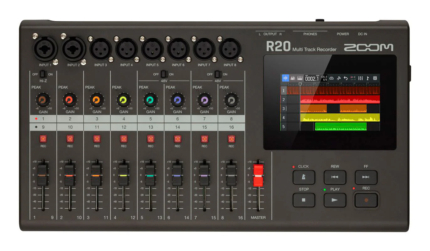 ZOOM R20 GRABADOR MULTIPISTAS DIGITAL